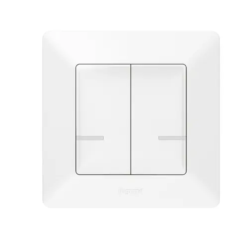 Legrand Valena Life mit Netatmo Doppelfernbedienung weiß / kabellos