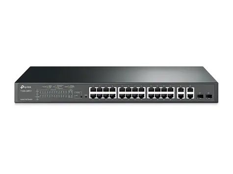 TP-LINK TL-SL2428P / SMART Switch / 24x100Mbps / 4x1Gbps / PoE+