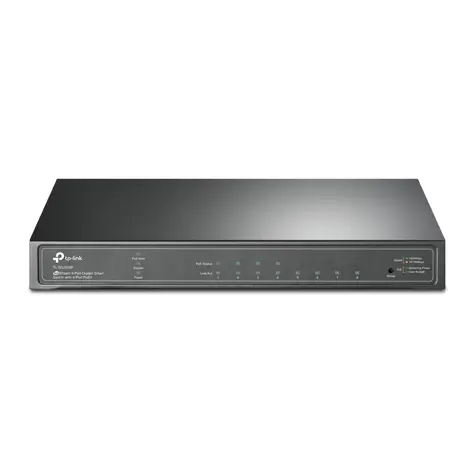 TP-LINK TL-SG2008P / SMART Switch / 8x1000Mbps / PoE+