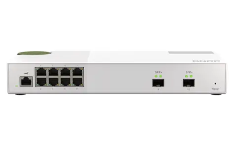 QNAP QSW-M2108-2S / Desktop-Switch / 8x 2,5GbE + 2x SFP+ / Qos / VLAN