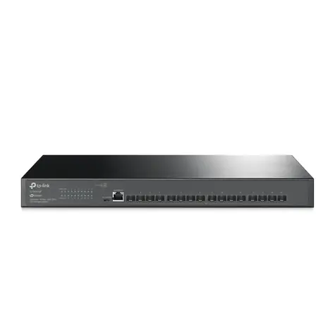 TP-LINK TL-SX3016F / Switch / 16x 10GE SFP+ / 1x RJ-45 (Konsole) / L2+ / verwaltet / 320 Gbit/s