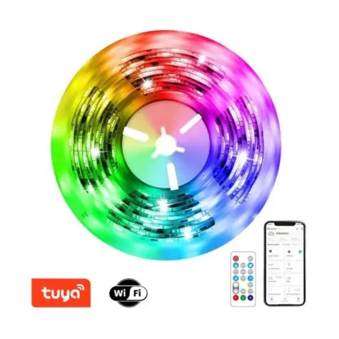 Immax NEO LITE SMART digitaler LED-Streifen / 18 W / WLAN / IP65 / RGB / DO + Musik / 5 m / TUYA