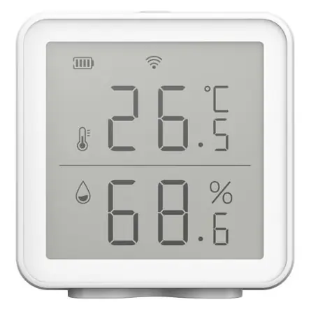 iQtech SmartLife TH01 weiß / Wi-Fi Temperatur- und Luftfeuchtigkeitssensor / Display