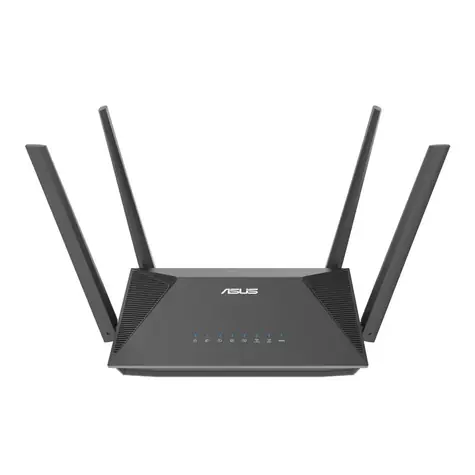 Asus AiMesh RT-AX52 schwarz / Router AX1800 / 2,4 GHz - 574 Mbit/s / 5 GHz - 1200 Mbit/s / WAN + 3x LAN