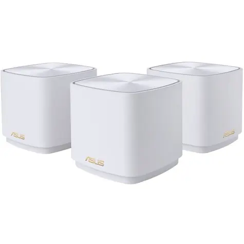 Asus ZenWifi XD5 weiß 3 Stück / Mesh-Router AX3000 / WiFi 6 / 2,4GHz / 5GHz / 1x WAN + 1x LAN