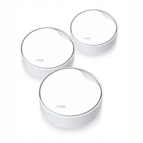 TP-LINK Deco X50-PoE (3er-Pack) weiß / WLAN-System MESH AX3000 / Dual-Band / 574+2402 Mbit/s 