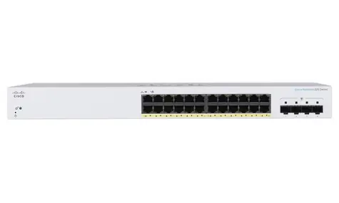 Cisco Business CBS220-24P-4G-EU / Switch / 24x RJ-45 10|100|1000 / 4X SFP / PoE 195W