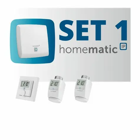 Homematic IP HmIP-SET1 Heizset (Wohnung 1+1) 