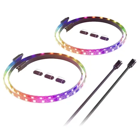 Hyte LS30 LED-Streifen x 2 schwarz / LED-Streifen / 62x LED / NEXUS Link 