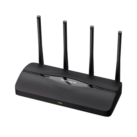 Mercusys MR27BE / Dual-WLAN / 2,4 GHz 688 Mbit/s / 5 GHz 2880 Mbit/s / 1x WAN / 3x LAN