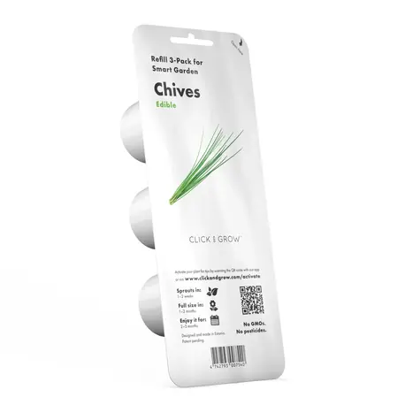 Click And Grow Füllung für smarte Blumentöpfe - Schnittlauch 3 Stk
