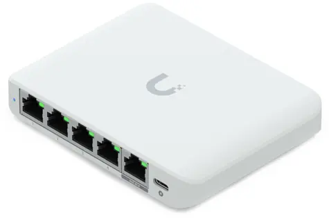 Ubiquiti UniFi Switch Flex Mini 2.5G 5 / 5× 2,5GbE LAN / 1× PoE 802.3 AF 