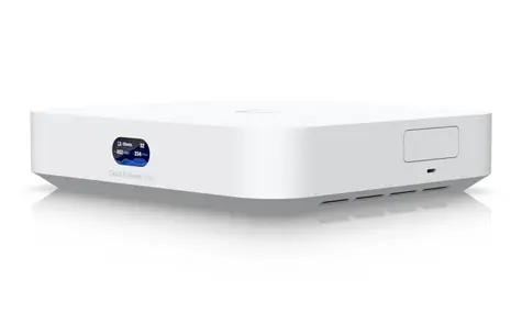 Ubiquiti UniFi Cloud Gateway Max 512 GB - Sicherheitsgateway / ARM Cortex-A53 / 1 × 2,5-Gbit/s-RJ-45-WAN / 4 × 2,5-Gbit/s-RJ-45-LAN