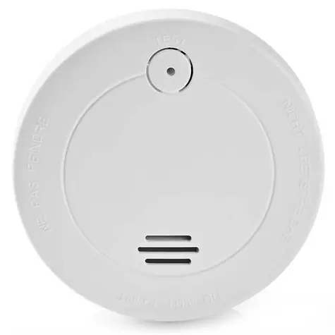 Nedis DTCTS20WT weiß / Rauchmelder / 1x 9V/6F22 / 85 dB / ABS 