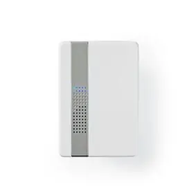 Nedis DOORB223CWT weiß / Funk-Türklingel / 220 - 240 V AC 50 Hz / 1x CR2032 / 80 dB / bis zu 300 m / IP44 
