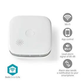 Nedis WIFIDS21WT / Smarter Rauchmelder / WLAN / SmartLife 