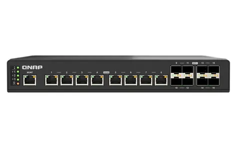 QNAP QSW-IM3216-8S8T / Managed Switch / 8x 10GbE RJ45 / 8x 10GbE SFP+