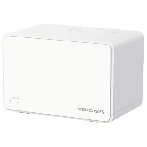 Mercusys Halo H80X (1 Stück) / Wi-Fi 6 Mesh-System AX3000 / Dualband / 2,4 GHz - 574 Mbit/s / 5 GHz - 2402 Mbit/s / 3x GLAN/WAN