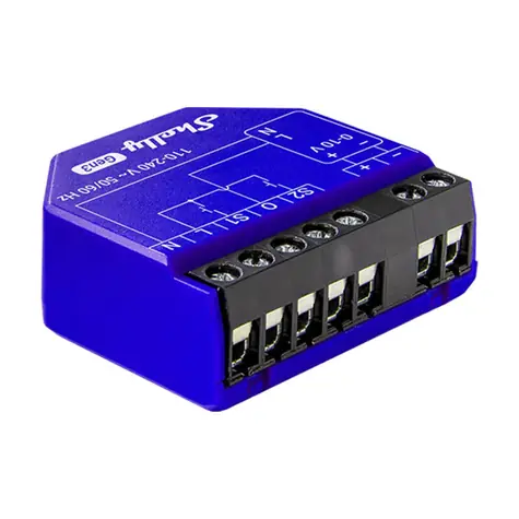 Shelly Dimmer 0/1-10V PM Gen3 Intelligentes Dimmmodul / WiFi- und BT-Steuerung
