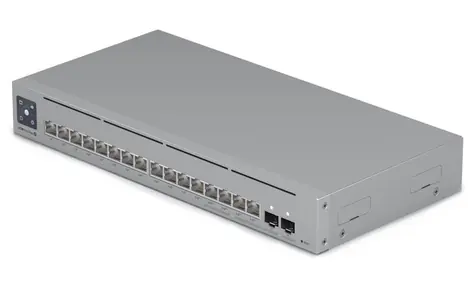 Ubiquiti UniFi Switch Pro Max 16 PoE / 12× 1 Gbit/s RJ-45 / 4× 2,5 Gbit/s RJ-45 / 2× 10G SFP+
