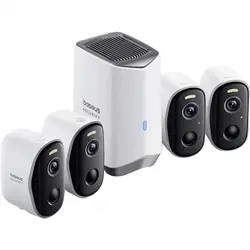 Baseus Security N1 PLUS 2K 4-teiliges Kamerasystem / 4X N1 PLUS Kameras & Zentrale