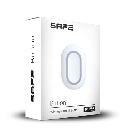 SAFE-Taste weiß / Drahtloser intelligenter Notrufknopf