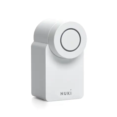Nuki SMART Lock Go weiß / elektronisches Schloss für SMART Lock Go / mit Matter-Unterstützung