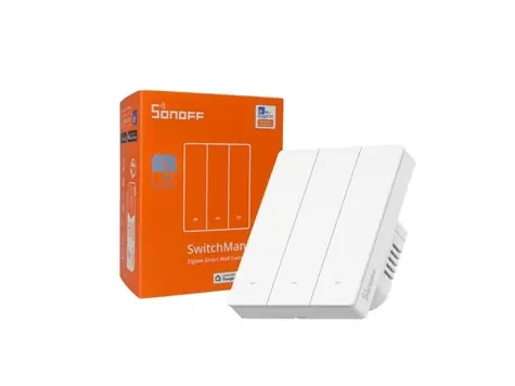 Sonoff ZBM5 SwitchMan Zigbee Smart-Wandschalter / 3 Tasten / 86 mm / weiß