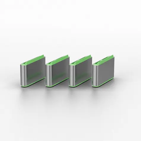 Lindy 40426 USB-C-Anschlussblocker grün / 4 Stück