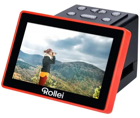 Rollei DF-S 1300 SE schwarz / Scanner / Negative & Dias / 13 Mpx / 4300 DPI / 2,4" LCD / SDHC / USB-C / HDMI