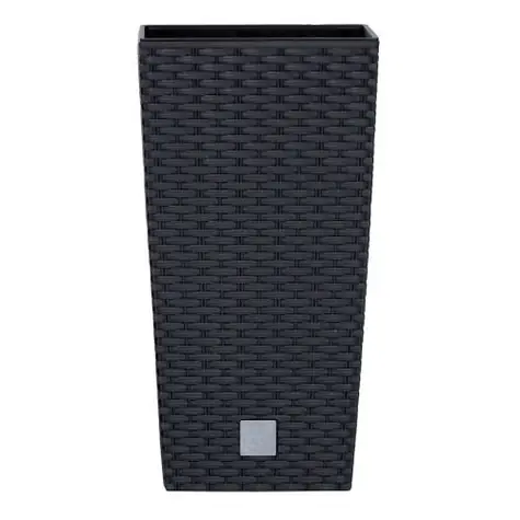 Prosperplast Rato Square anthrazit 20 x 20 x 37,6 cm / Blumentopf 