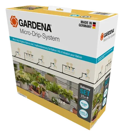 Gardena 13401-20 Micro-Drip-System Bewässerung - Balkonset (15 Pflanzen)