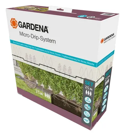 Gardena 13500-20 Micro-Drip-System Hecken-/Strauchbewässerung - Set (25 m)