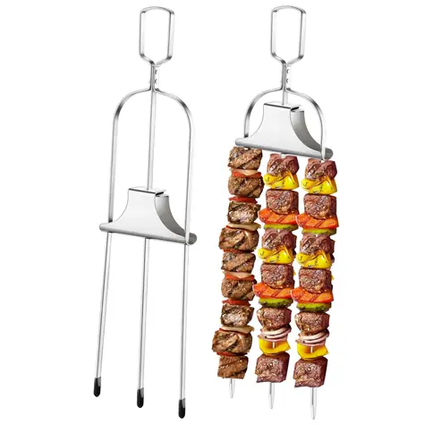 Daphyla Dreifachspieß aus Edelstahl 1 Stück