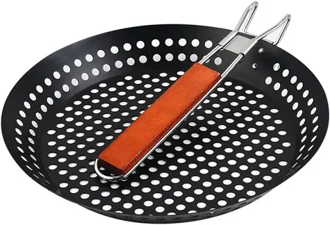 UG Grill Grillpfanne mit Klappgriff
