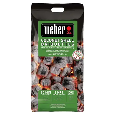 Weber 18401 / Kokosnussschalen-Grillbriketts 4 kg