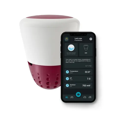 ONDILO ICO (OD-ICOSPA02PLUS) Spa V2 Essential + intelligenter Wassermonitor und Kalibrierungsset - Cl/Br-Desinfektion