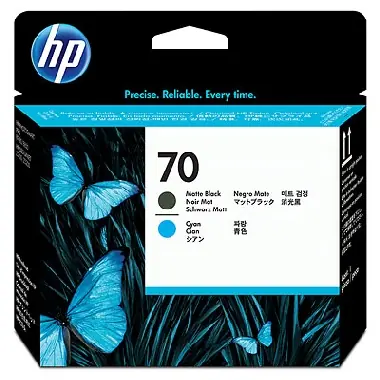 HP C9404A Original-Druckkopf 70 / Designjet Z2100, Z3100 / Schwarz + Cyan