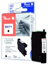 Peach T0711 Alternativkartusche mit Chip / 7,4 ml / Schwarz
