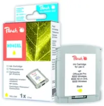 Alternativpatrone Peach 940XL / HP Officejet Pro 8000 / 24,8 ml / Gelb