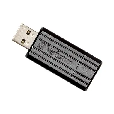 Verbatim Store 'n' Go PinStripe 64 GB schwarz / USB-Stick / USB 2.0 / Lesen: 10 MB/s / Schreiben: 4 MB/s