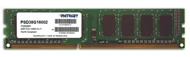 Patriot 8 GB (1 x 8 GB) 1600 MHz / DDR3 / CL11 / DIMM / 1,5 V