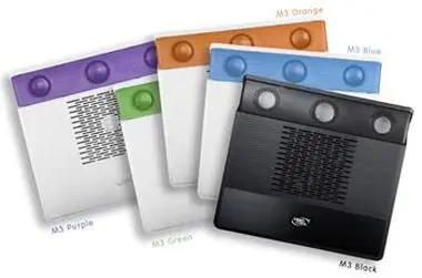 DEEPCOOL M3 Kühler mit 2.1 Audiosystem grün / Laptopkühlung / Kühlpad