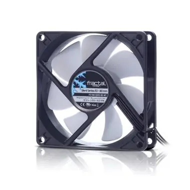 Fractal Design 80mm Silent Series R3 / Lüfter / weiß / Ausverkauf