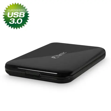 Fantec ALU-25U3 schwarz / externe Box für 2,5" SATA SSD / USB 3.0
