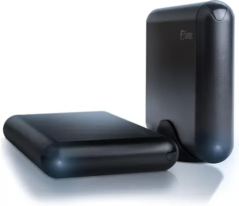 Fantec DB-ALU31 (2023) schwarz / externe Box für 3,5" & 2,5" SATA HDD & SSD / SATA III / USB 3.2 Gen 2