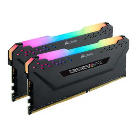 Corsair Vengeance RGB Pro Schwarz 16 GB (2 x 8 GB) 3200 MHz / DDR4 / PC4-25600 / CL16-18-18-36 / 1,35 V / XMP2.0