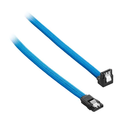 CableMod ModMesh rechtwinkliges SATA 3-Kabel 30 cm - Hellblau