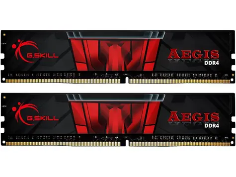 G.Skill Aegis 16GB (2x8GB) 3200MHz schwarz / DDR4 / 16-16-18-38 / 1,35V / XMP 2.0