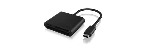 Icy Box IB-CR301-C3 schwarz / externer Speicherkartenleser / USB 3.0 C